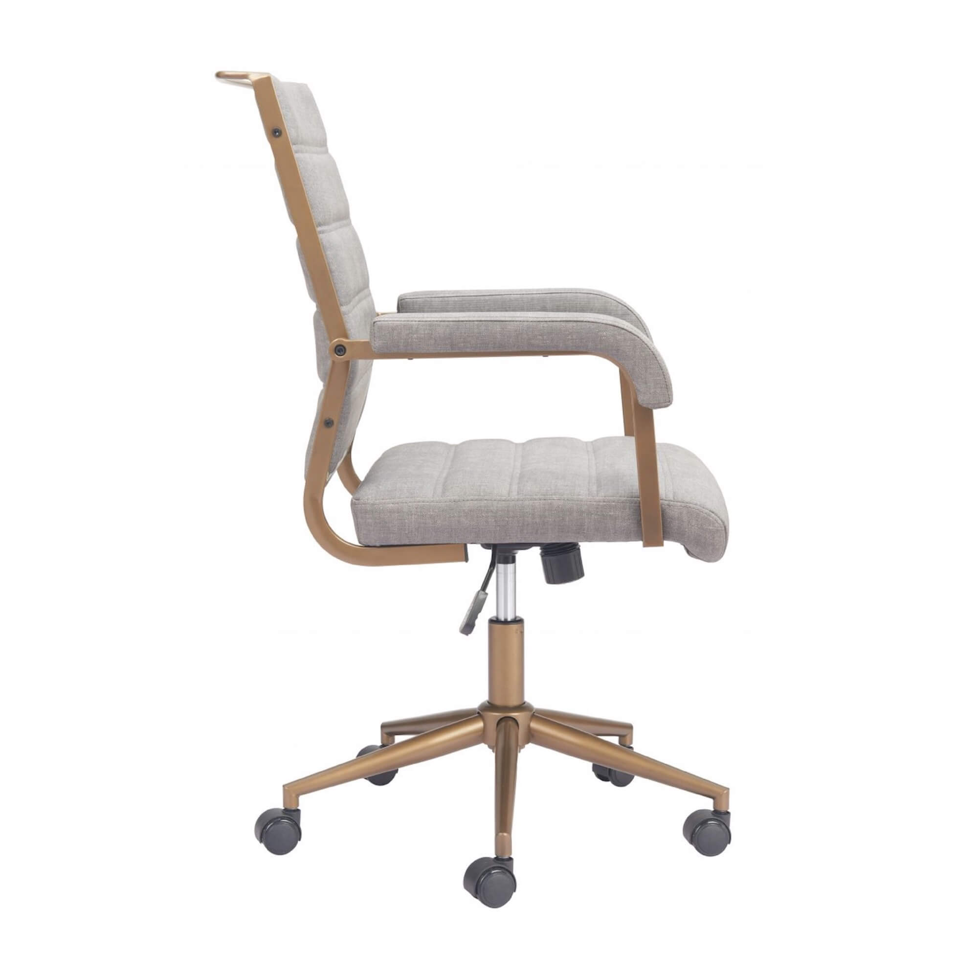 Office furniture chairs office desk chairs vintage executive office chair gray side view