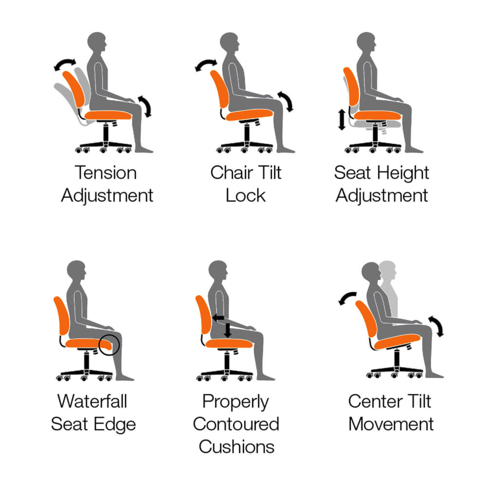 Argos leather executive chair ergonomics