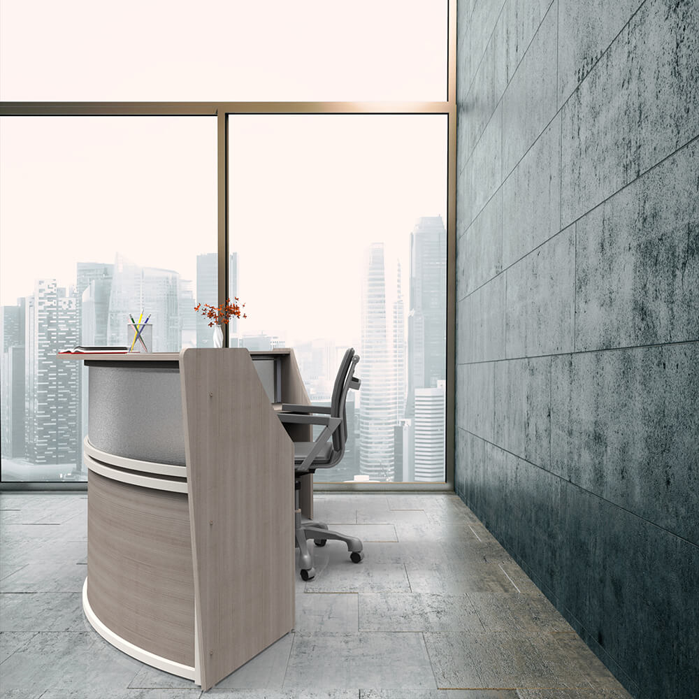 Li1 modern reception desk environment