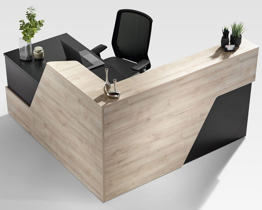 Solide office reception desk reception desk l shape 1
