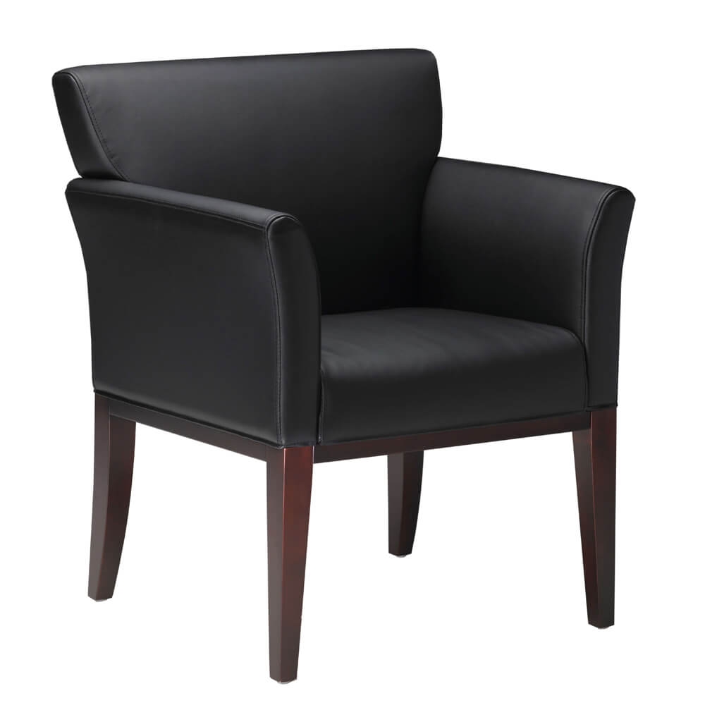Office Side Chairs - Medina Black Waiting Room Chairs