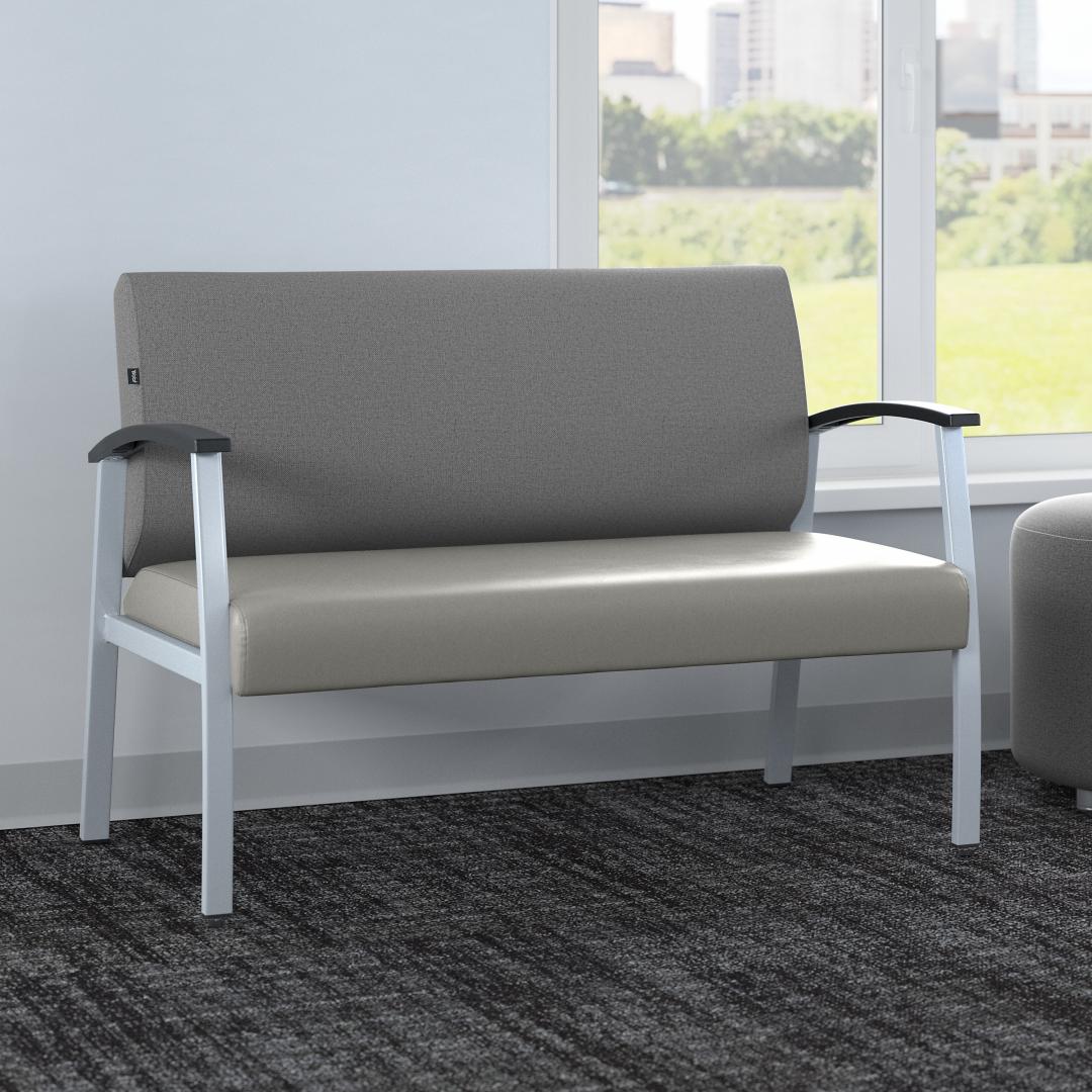 Griseo office furniture loveseat lifestyle1