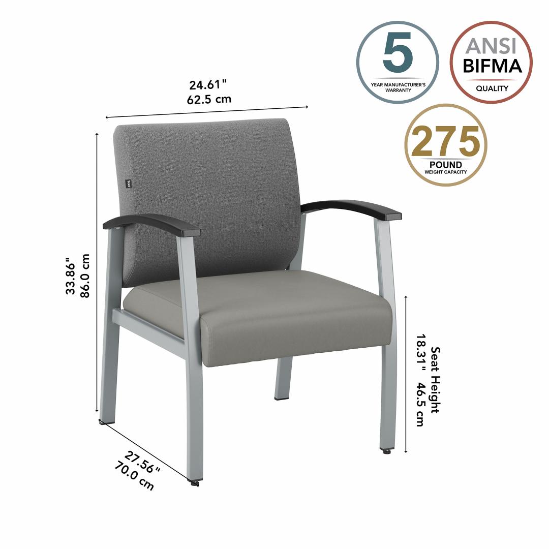 Griseo office waiting room chairs measures