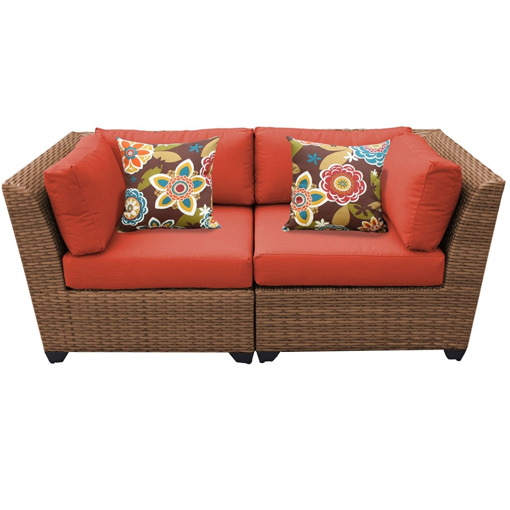 Outdoor lounge furniture CUB LAGUNA 02a TANGERINE TKC