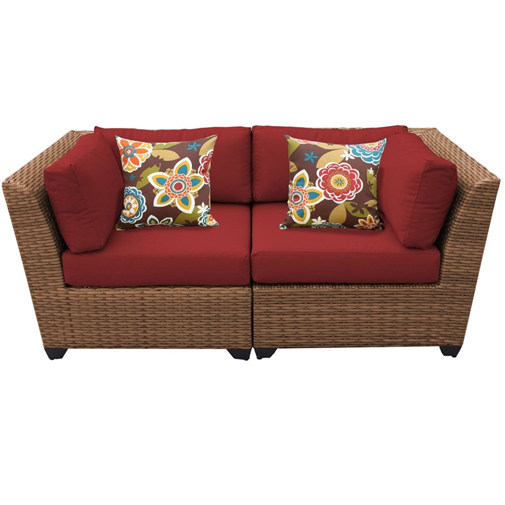 Outdoor lounge furniture CUB LAGUNA 02a TERRACOTTA TKC
