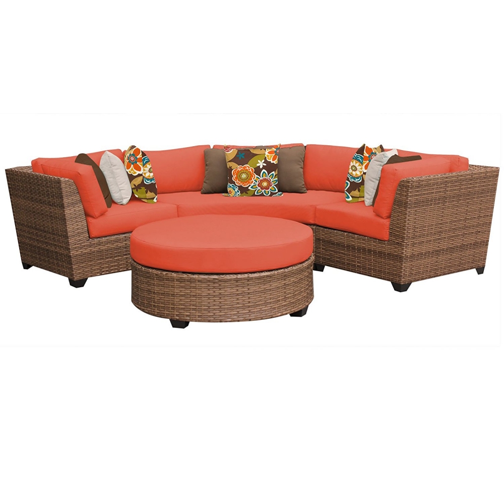 Outdoor lounge furniture CUB LAGUNA 04a TANGERINE TKC