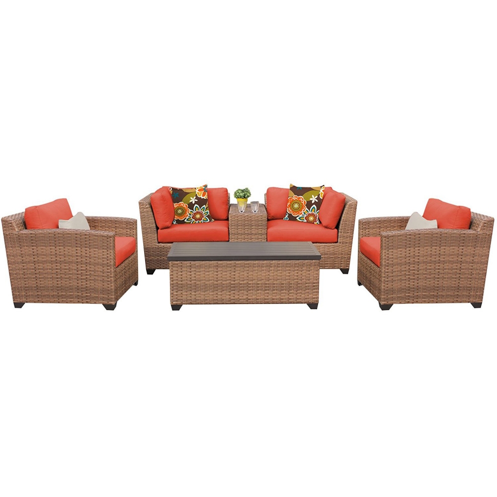 Outdoor lounge furniture CUB LAGUNA 06d TANGERINE TKC