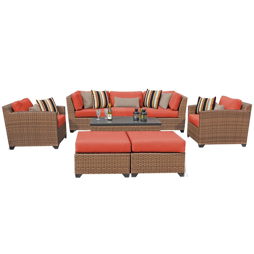 Outdoor lounge furniture CUB LAGUNA 08c TANGERINE TKC