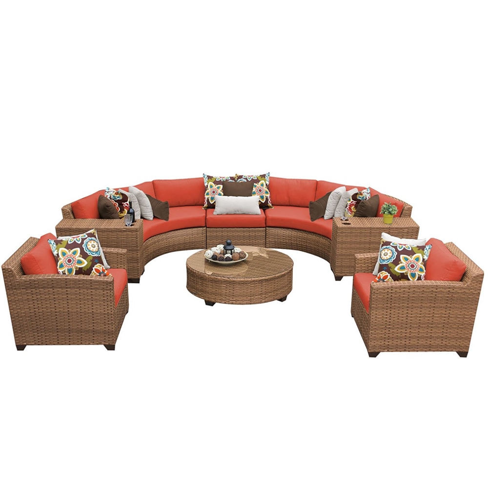 Outdoor lounge furniture CUB LAGUNA 08e TANGERINE TKC