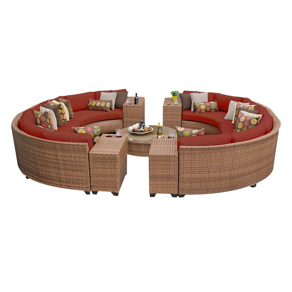 Outdoor lounge furniture CUB LAGUNA 11b TERRACOTTA TKC