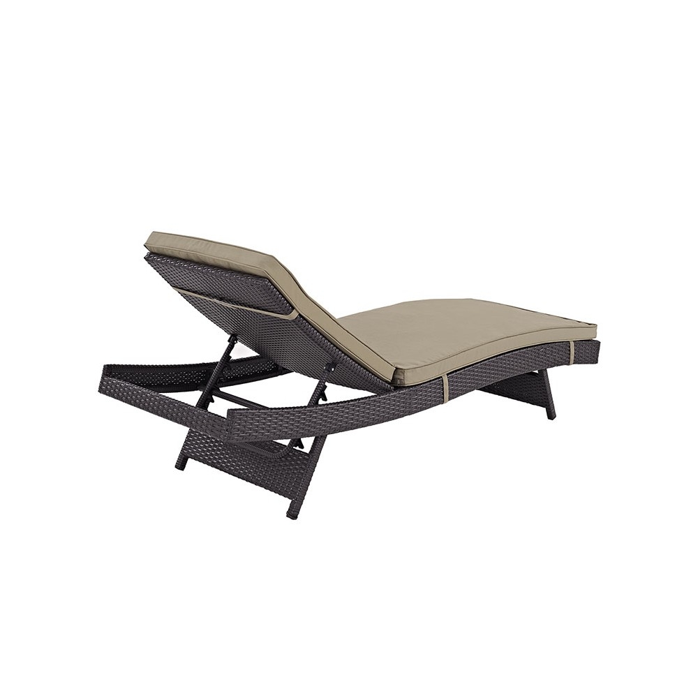 Outdoor lounger rear view
