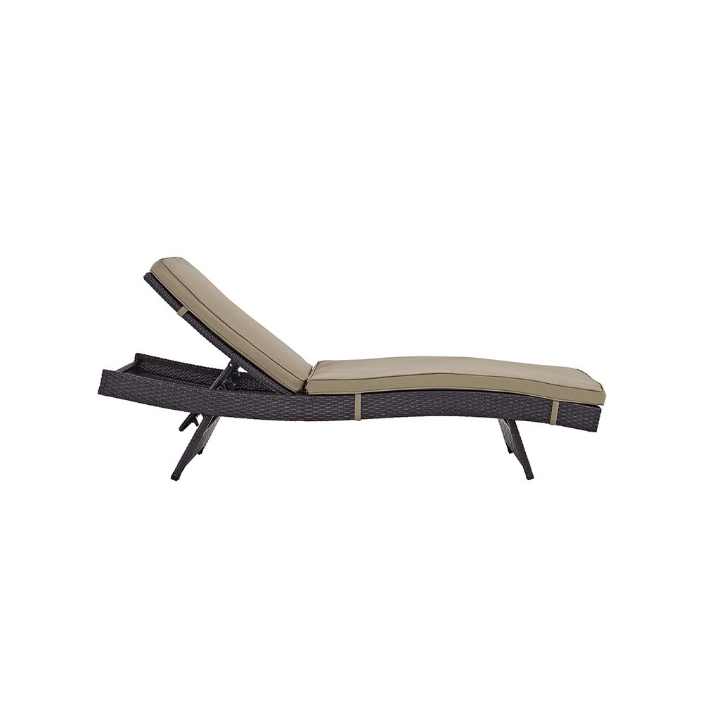 Outdoor lounger side view