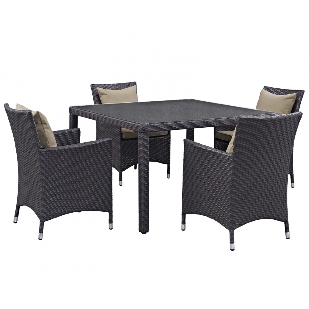 Outdoor table and chairs CUB EEI 2191 EXP MOC SET MOD