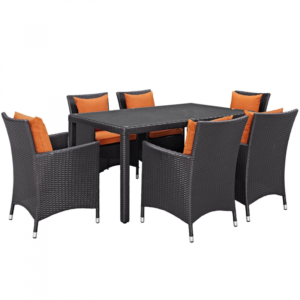 Outdoor table and chairs CUB EEI 2241 EXP ORA SET MOD