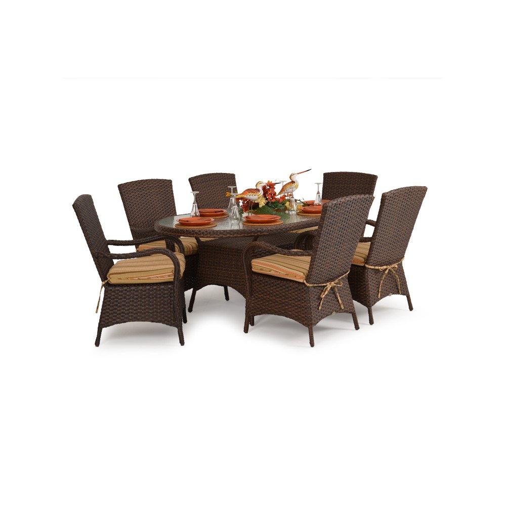 Outdoor table and chairs CUB GARD6072G6010X6TS PSR