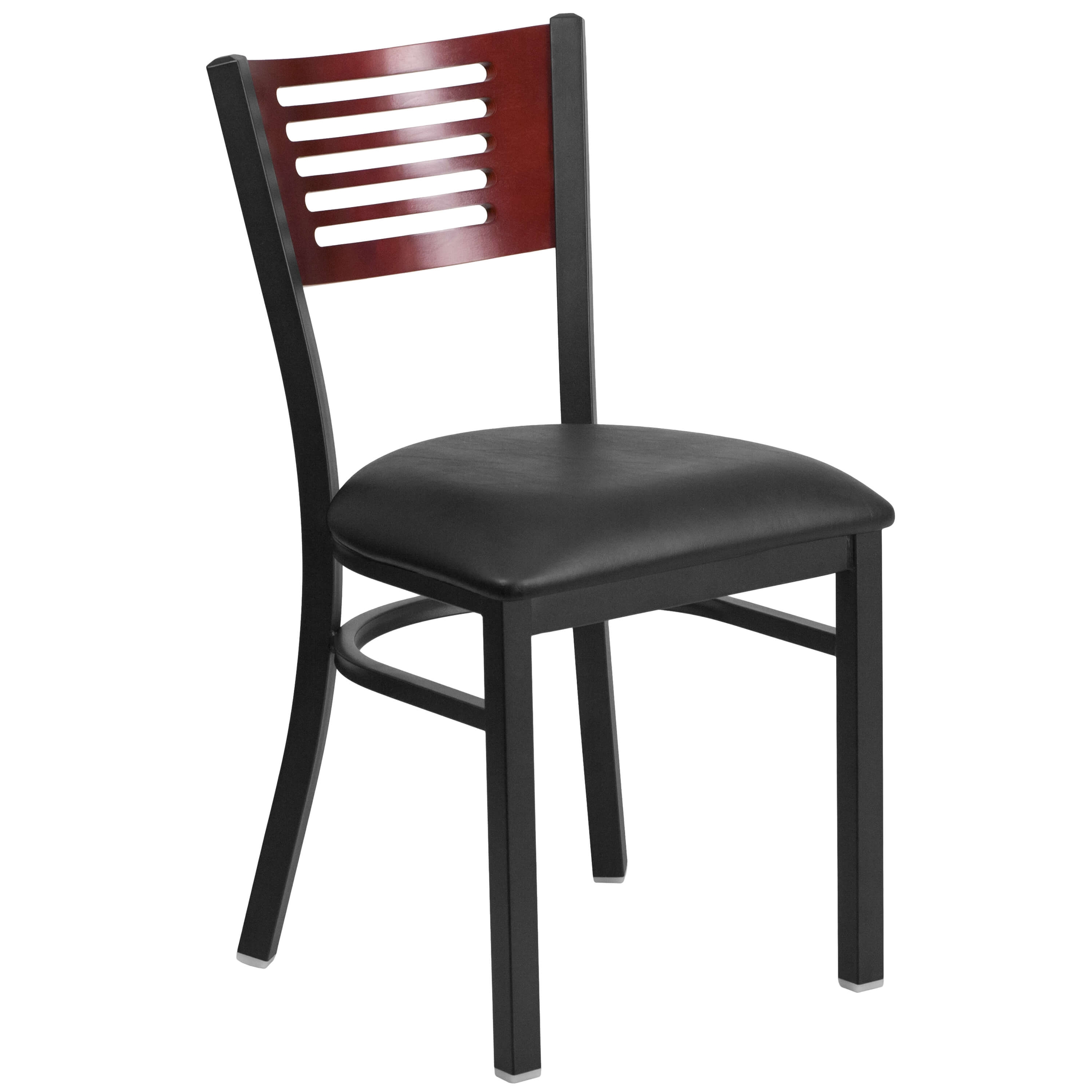 Restaurant chairs CUB XU DG 6G5B MAH BLKV GG FLA