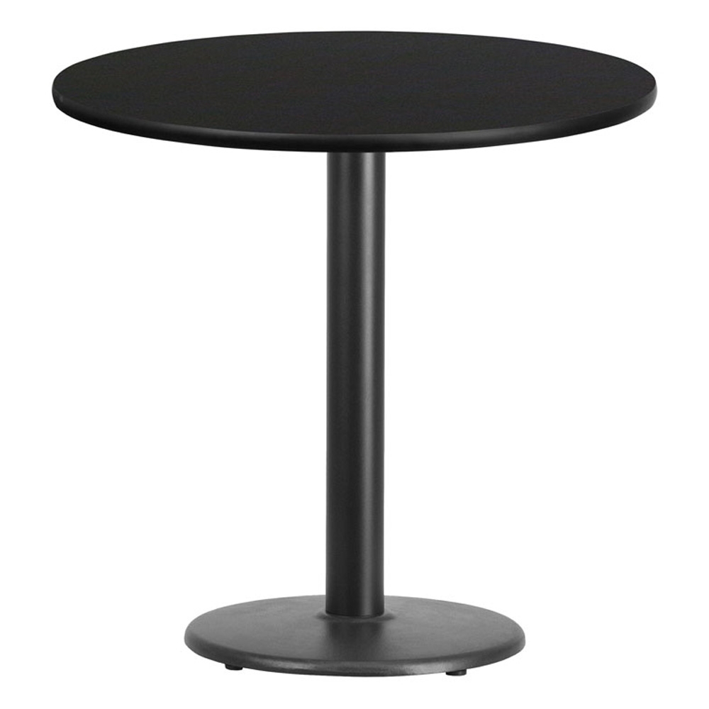 Restaurant tables CUB XU RD 30 BLKTB TR18 GG FLA