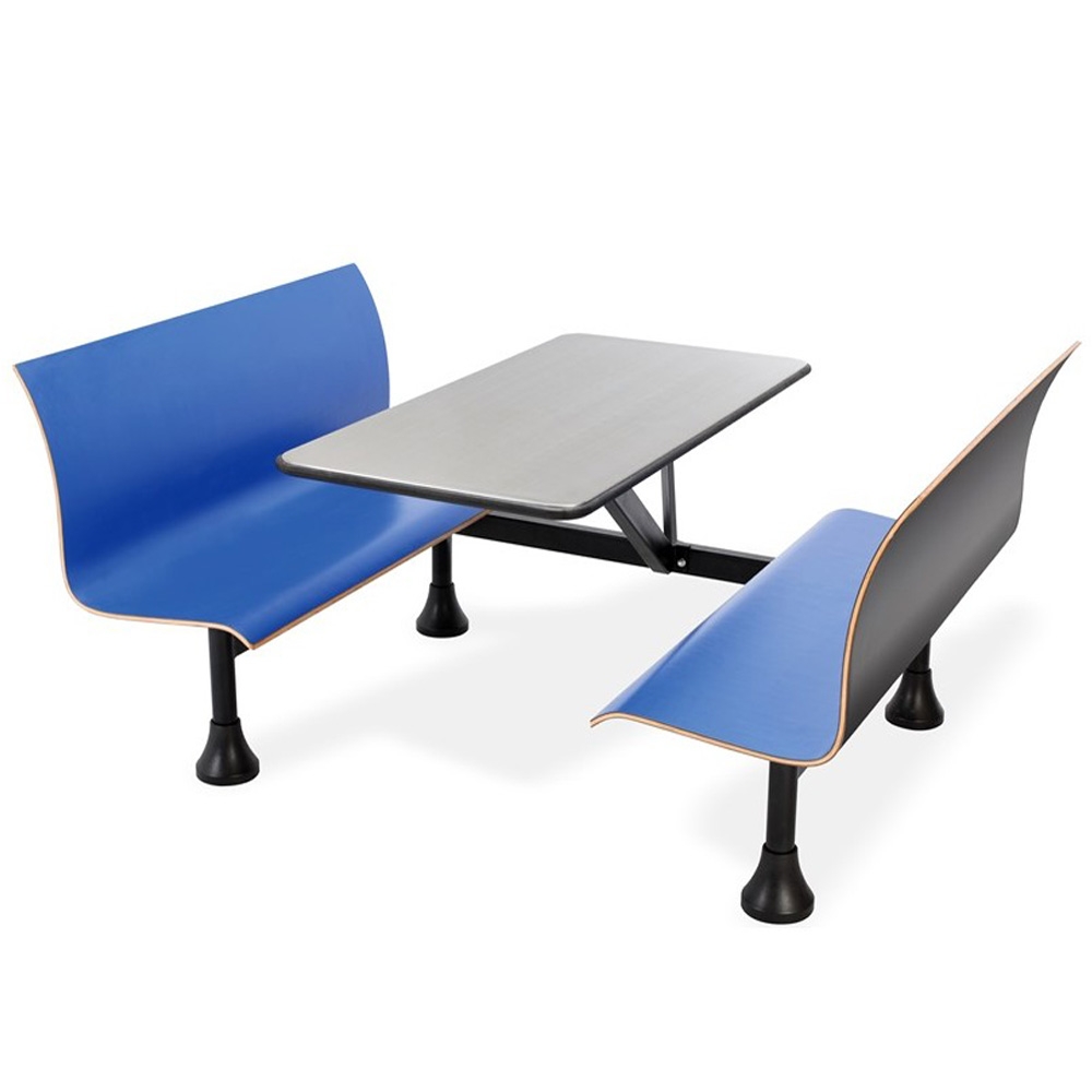 Restaurant tables and chairs 24x48 retro canteen bench