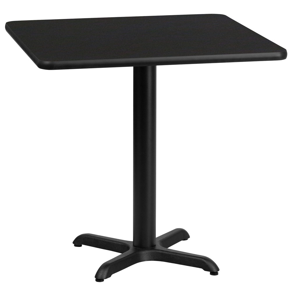 Restaurant tables and chairs 30inch square metal table