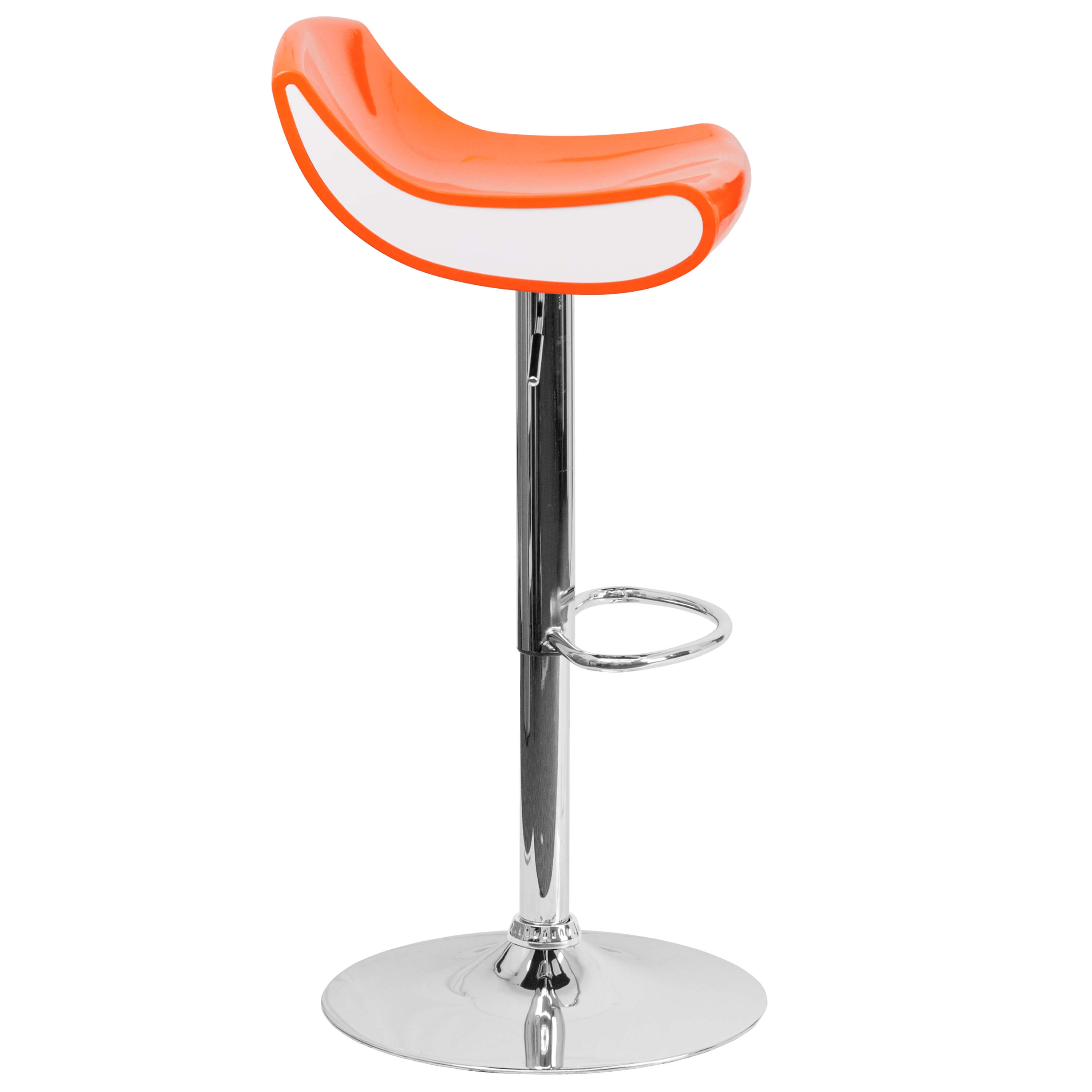 Retro bar stools side view