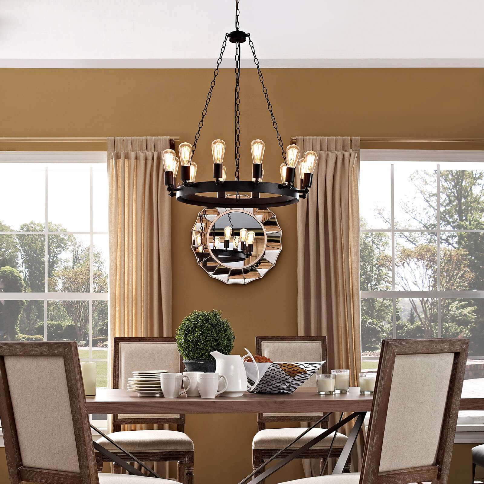Retro lighting environmental view