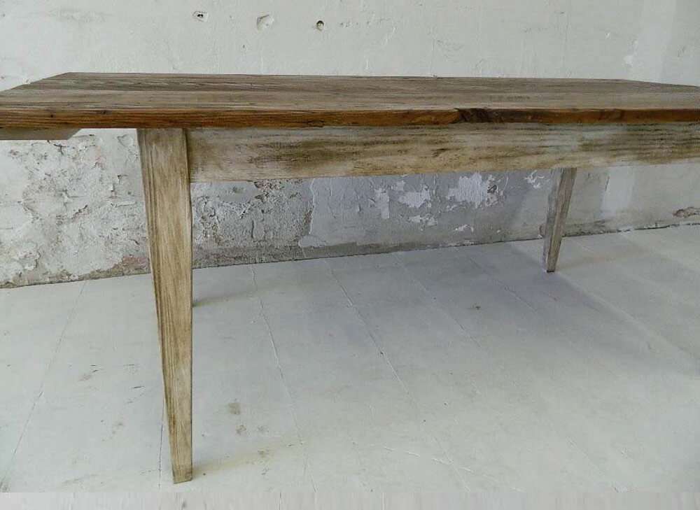 Rustic kitchen tables front view