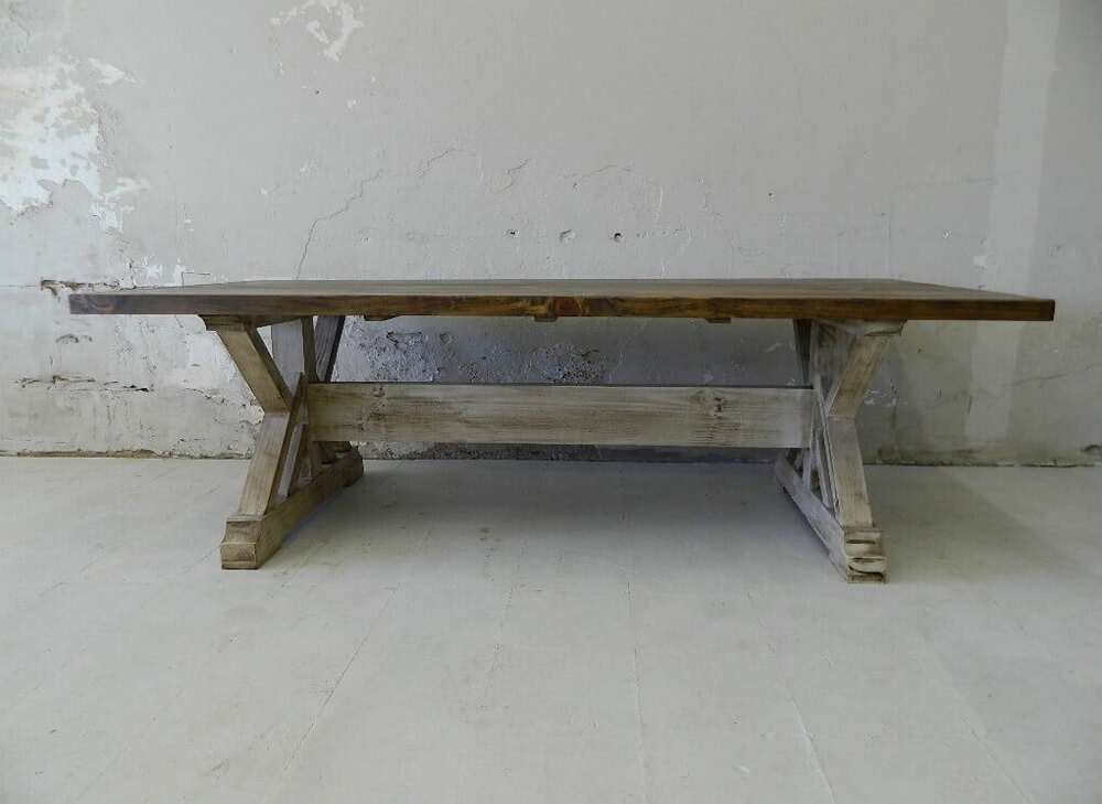 Rustic table CUB RTRG 9644 CD RR add assembly cream