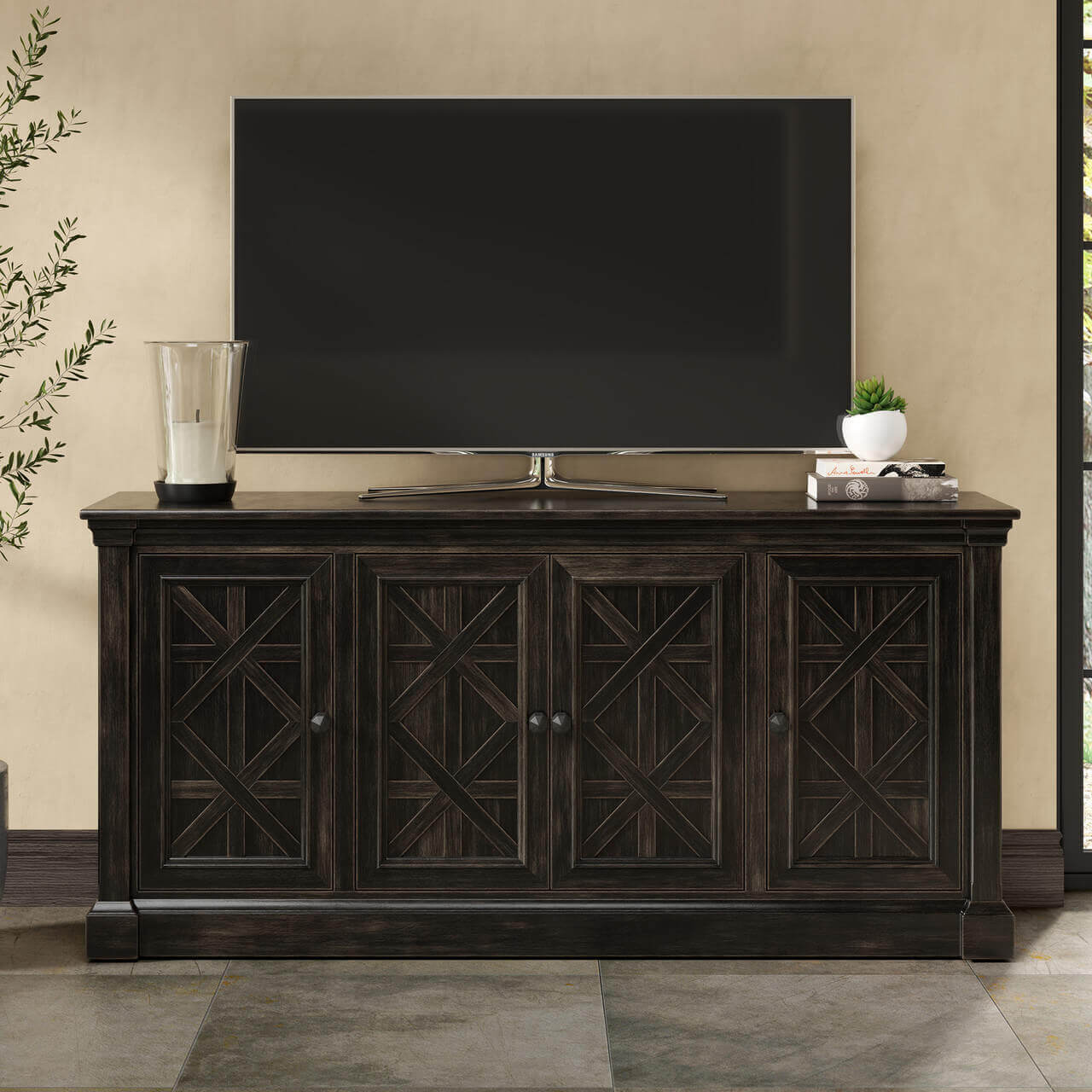 Classic furniture office storage cabinet space tv