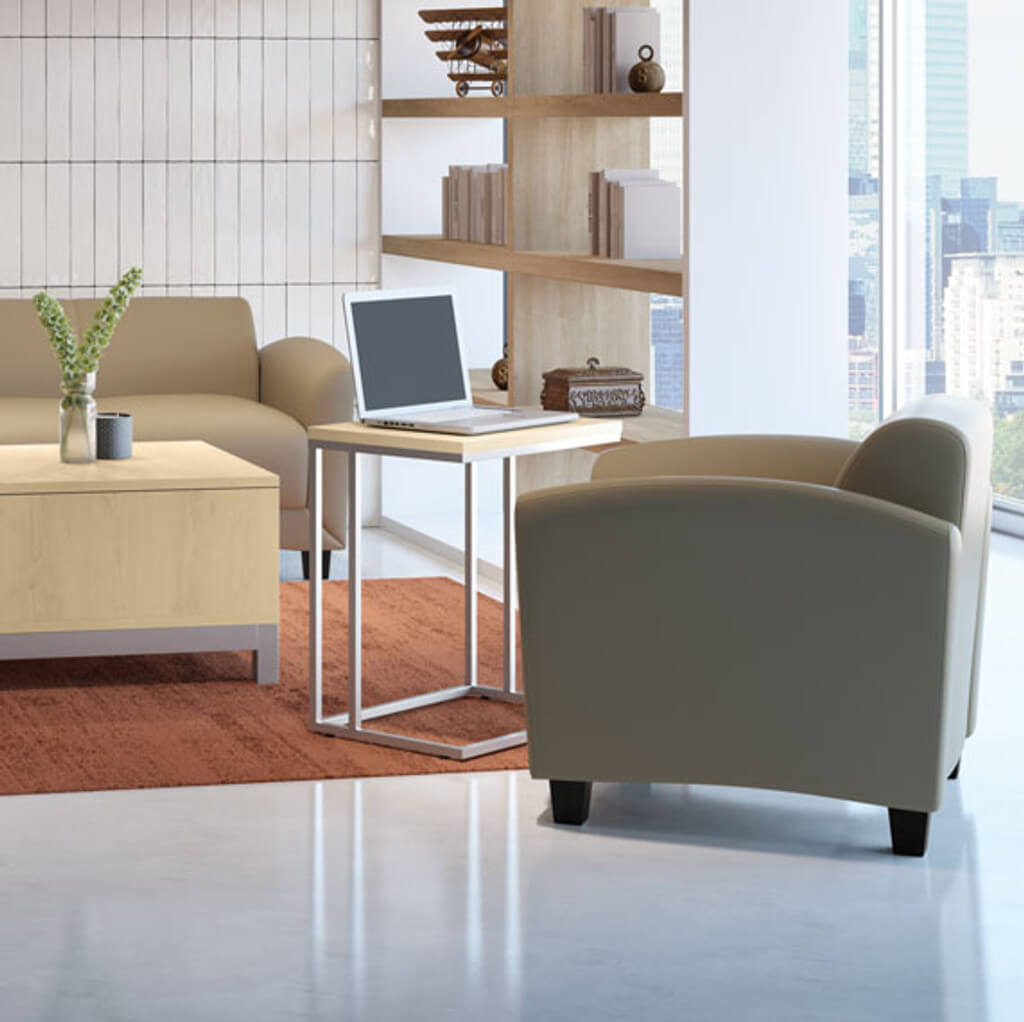 Coffee side table 22x15 lifestyle