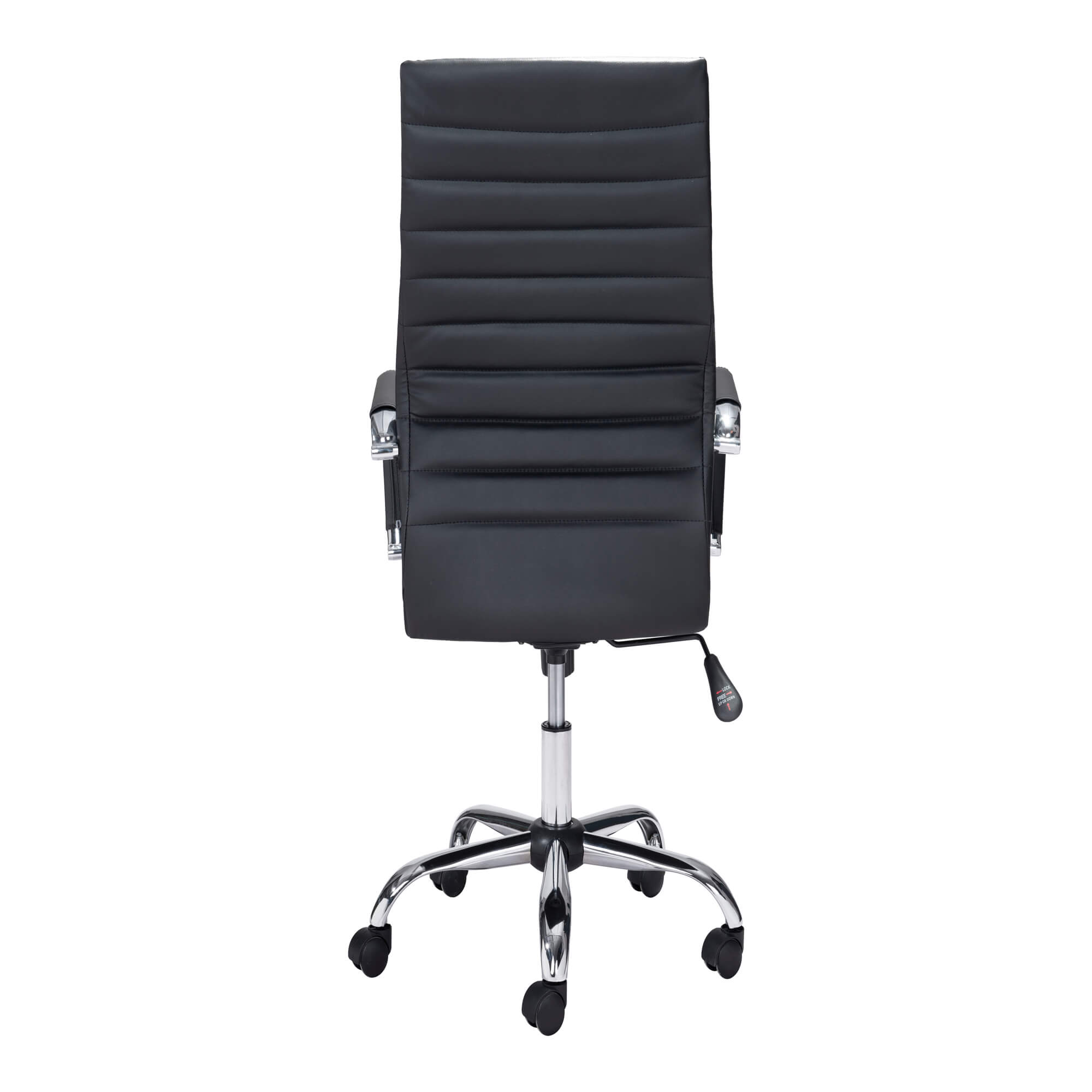 Conference room office chair back view Conference room office chair back view