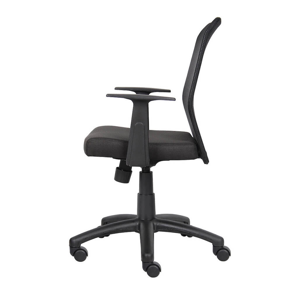 Executive and conference chairs office desk chairs breathable mesh office chair side view 2