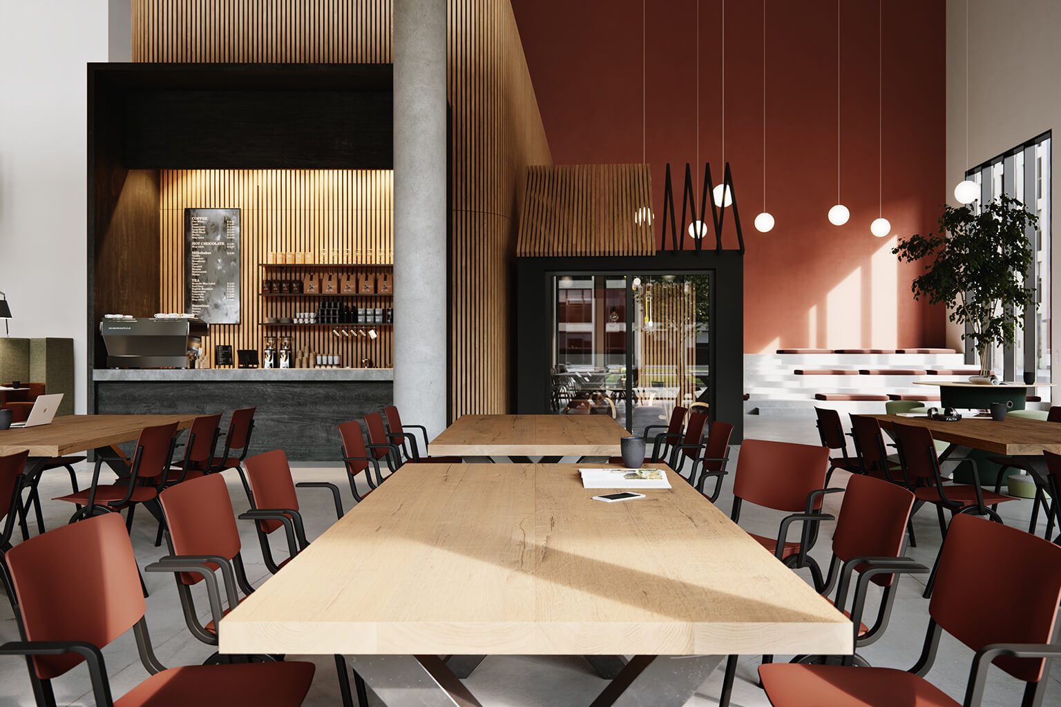 Executive and conference chairs office desk chairs contemporary guest chair black frame and red plastic space view