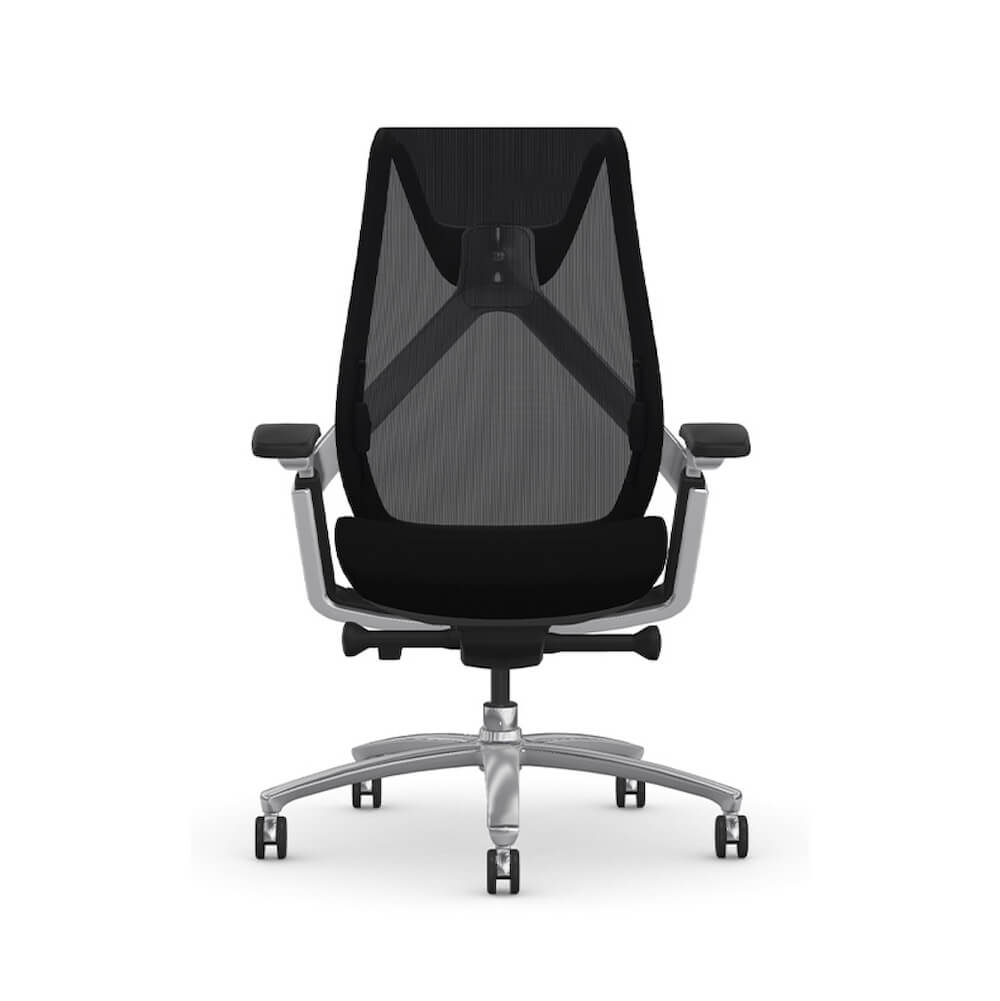 Executive and conference chairs office desk chairs ergonomic back support office chair black front view