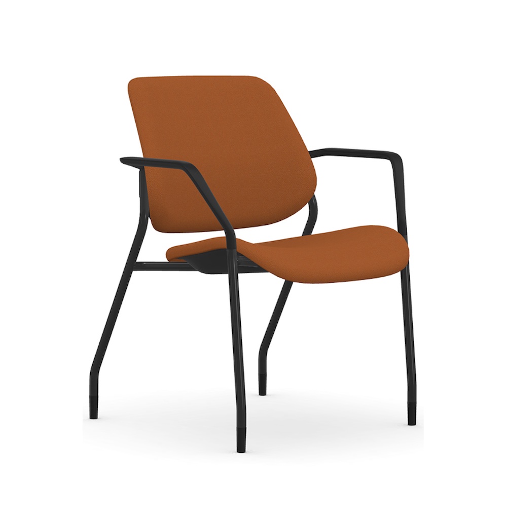 Executive and conference chairs office desk chairs guest room chair orange fabric angle view Executive and conference chairs office desk chairs guest room chair orange fabric angle view