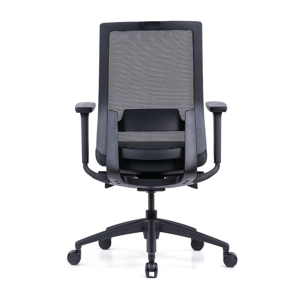 Executive and conference chairs office desk chairs high back mesh task chair black back angle