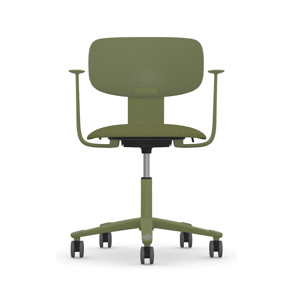 Executive and conference chairs office desk chairs light task chair green front view