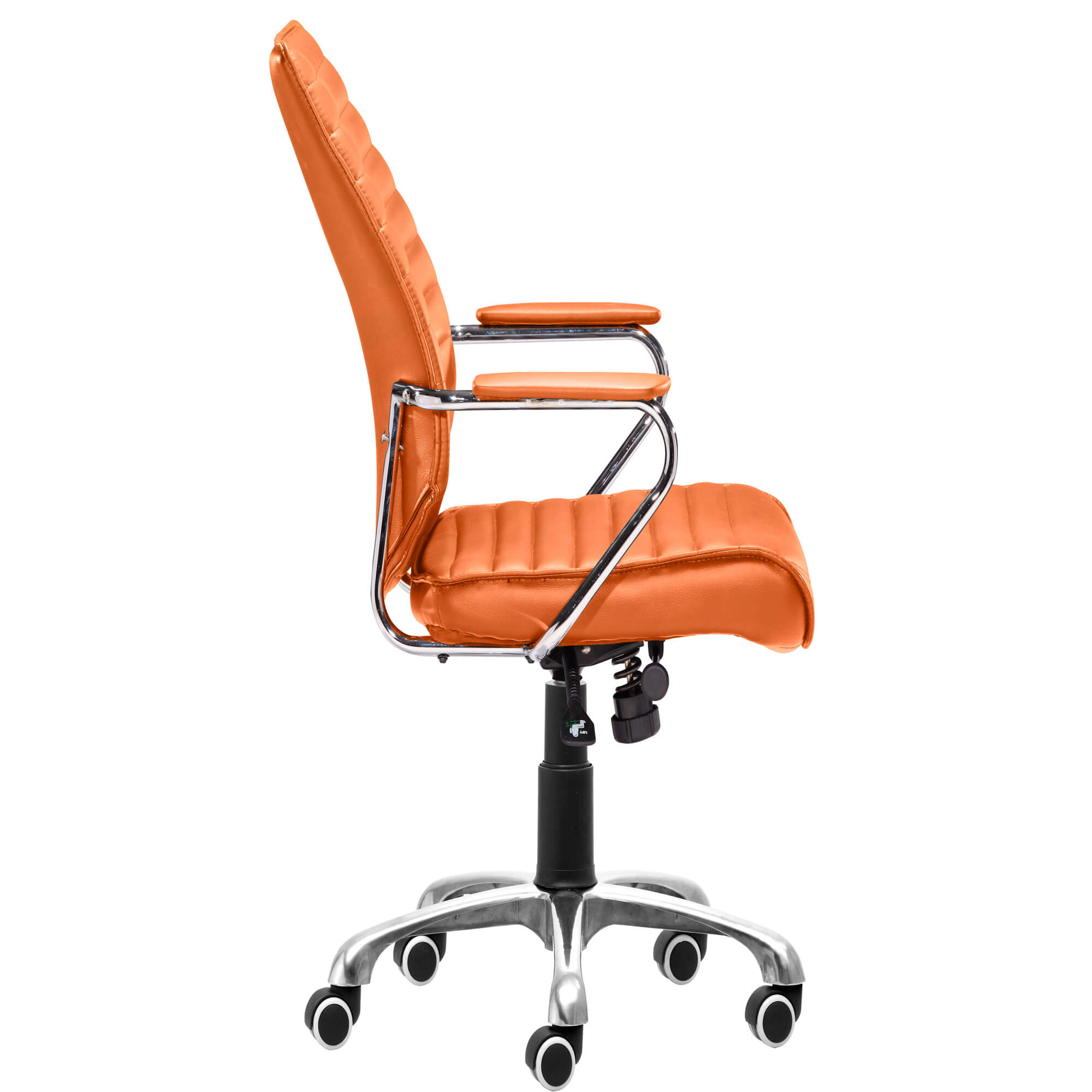 Executive low back office chair side view