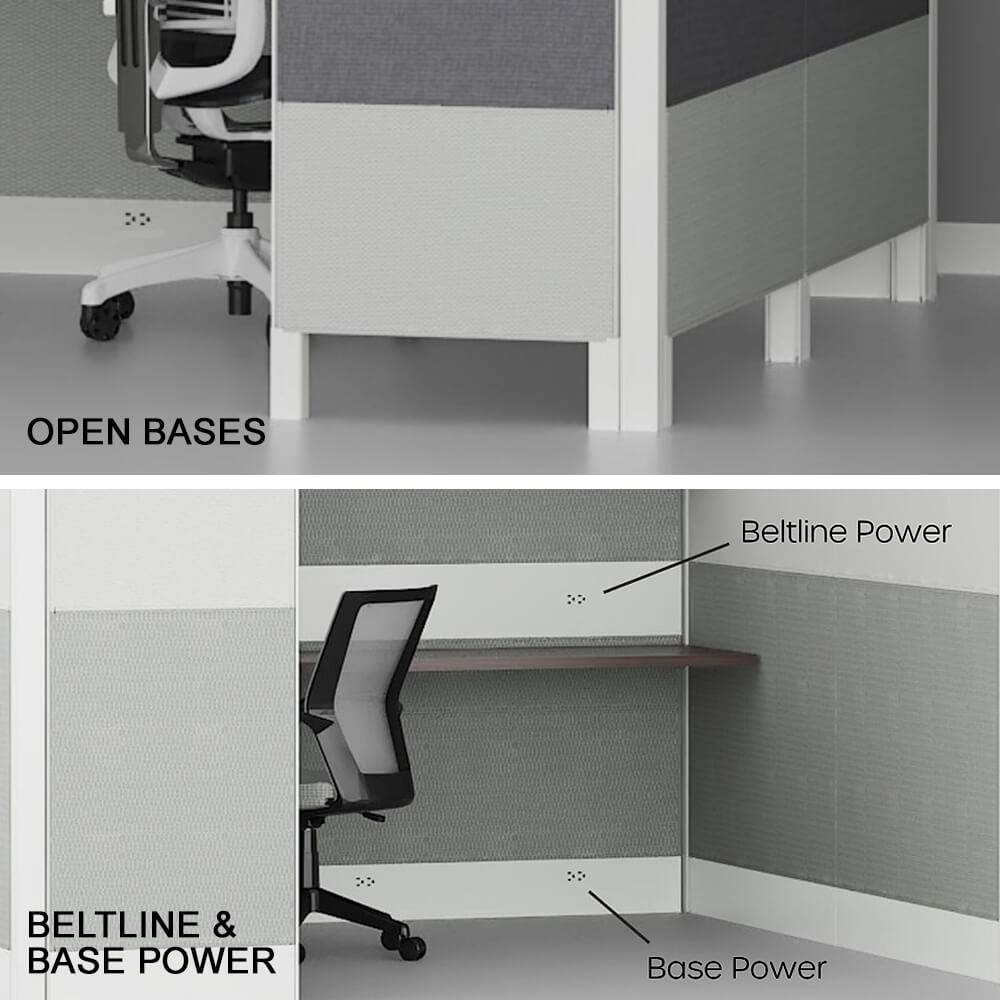 Modern cubicles duo cubes details