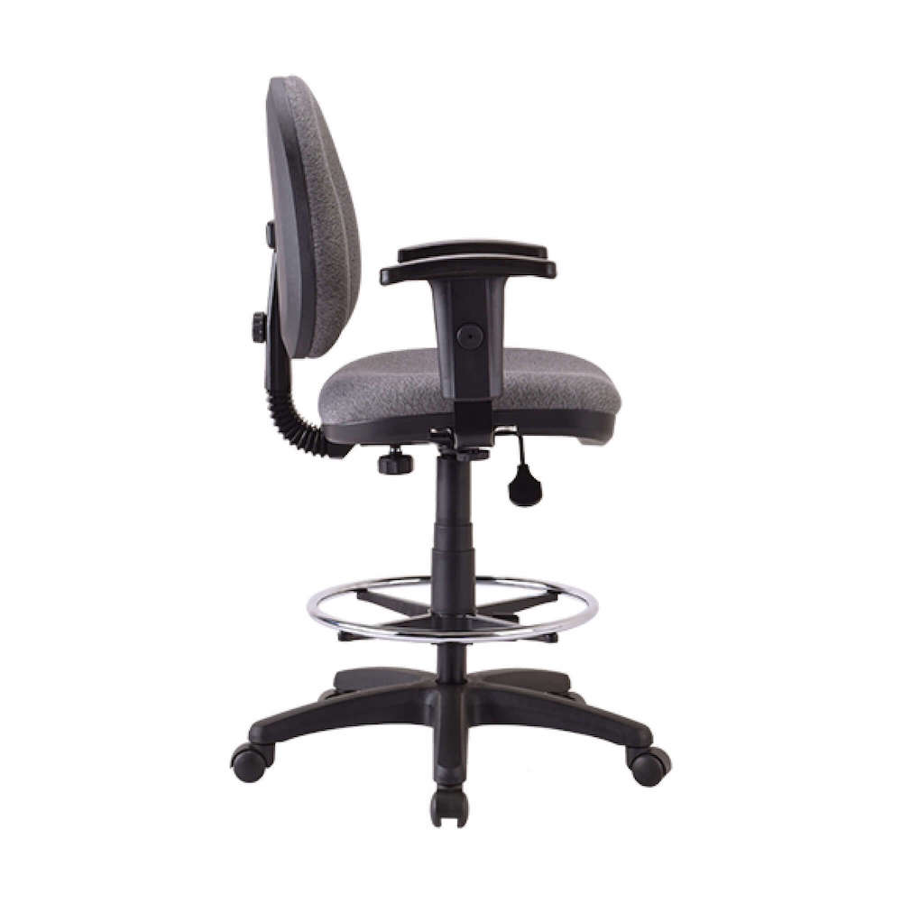 Office chair for standing desk ergonomic stool for standing desks drafting stool chair with arms side view Office chair for standing desk ergonomic stool for standing desks drafting stool chair with arms side view