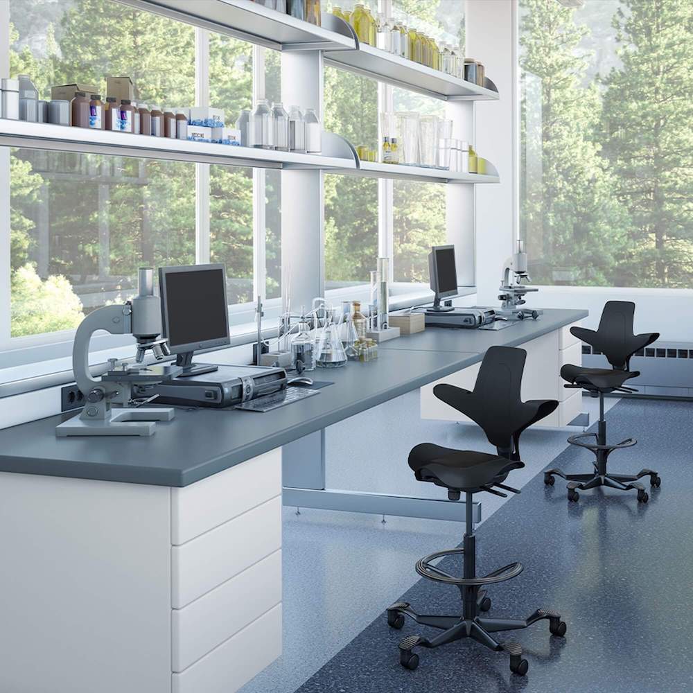 Office chair for standing desk ergonomic stool for standing desks lab stool chair black chair space view