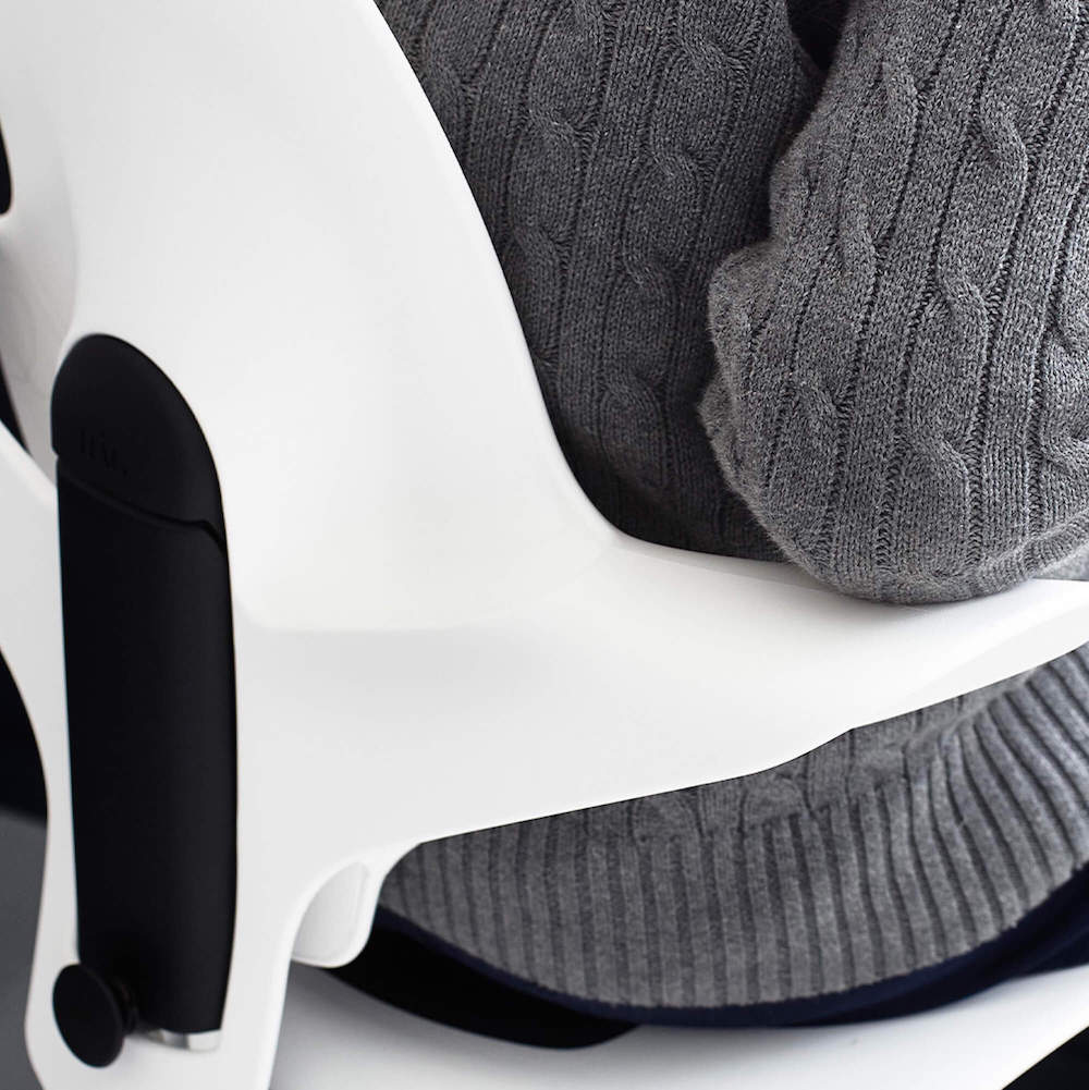 Office chair for standing desk ergonomic stool for standing desks lab stool chair light gray chair close up