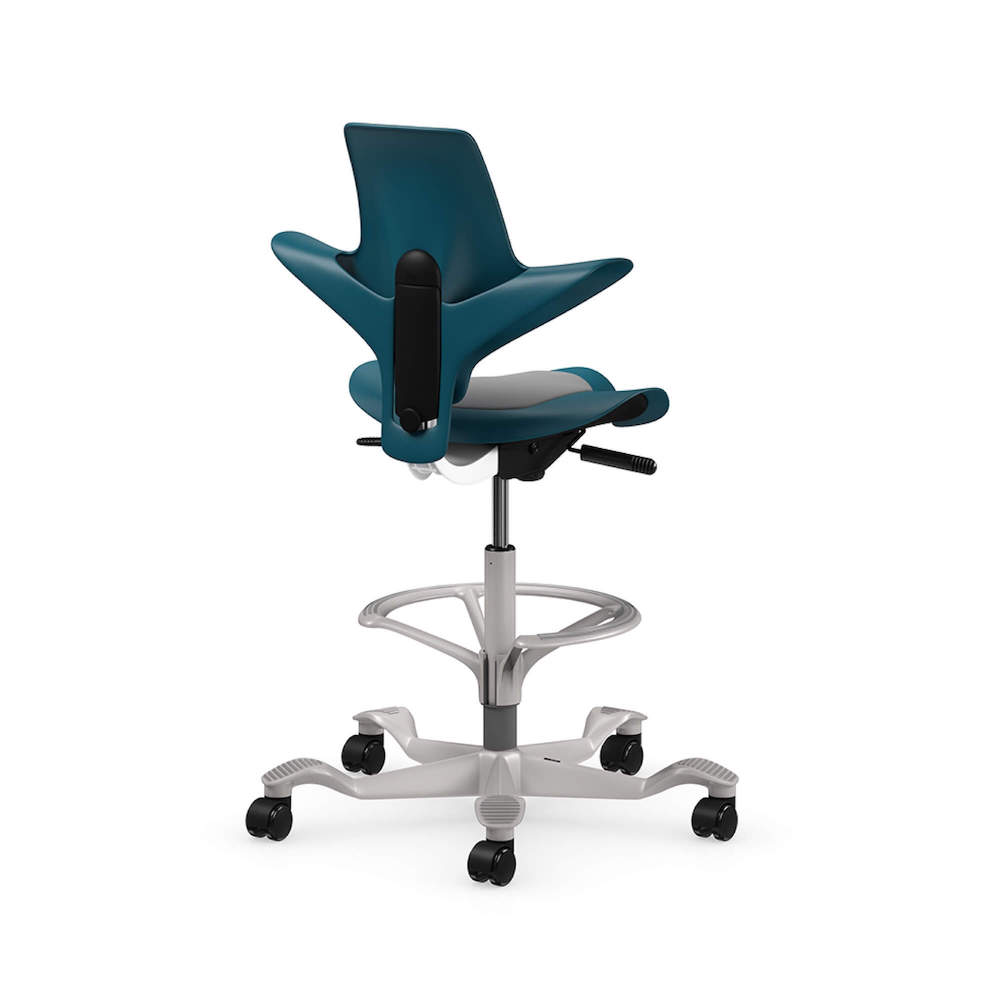 Office chair for standing desk ergonomic stool for standing desks lab stool chair petroleum chair back angle view