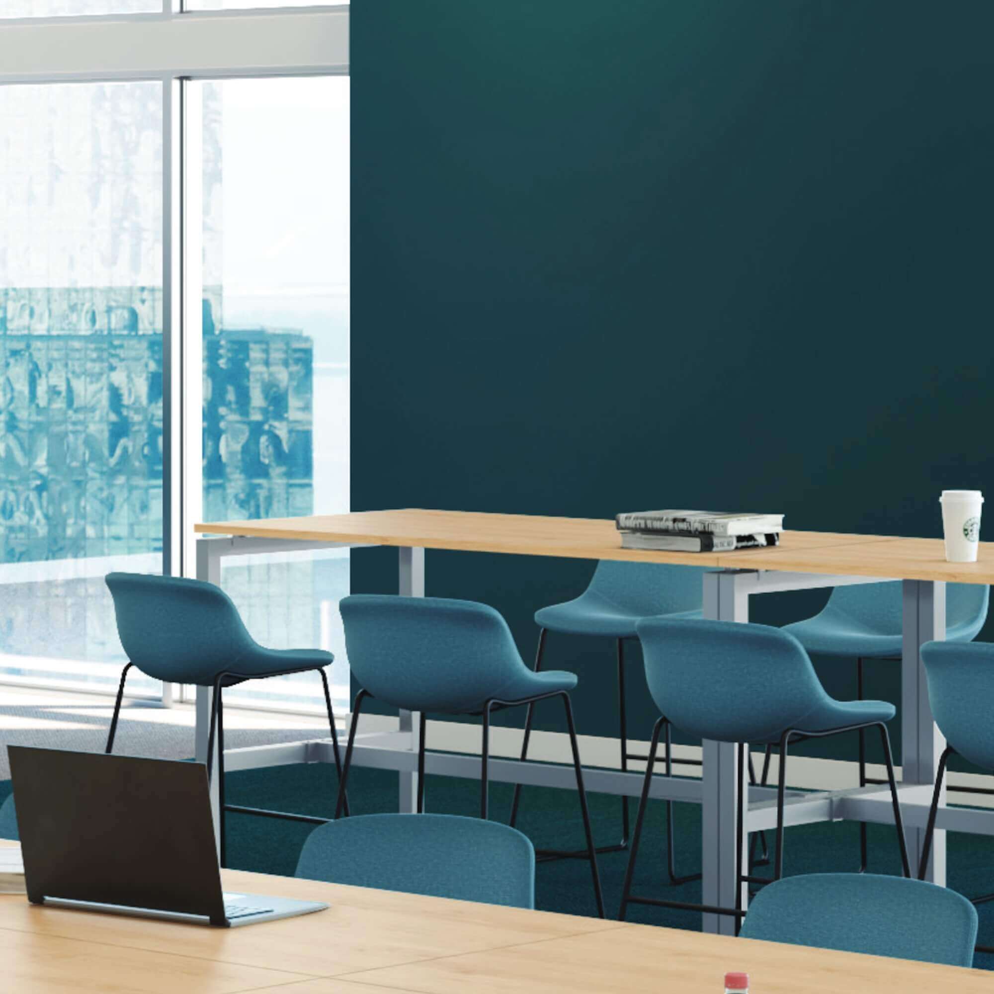 Office chair for standing desks ergonomic stool for standing desks molded bar stool molded bar stool blue chair space view