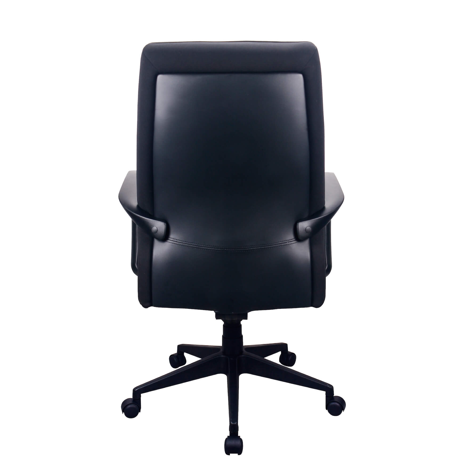 Office deks chairs executive chairs and conference chairs modern leather executive chair back view