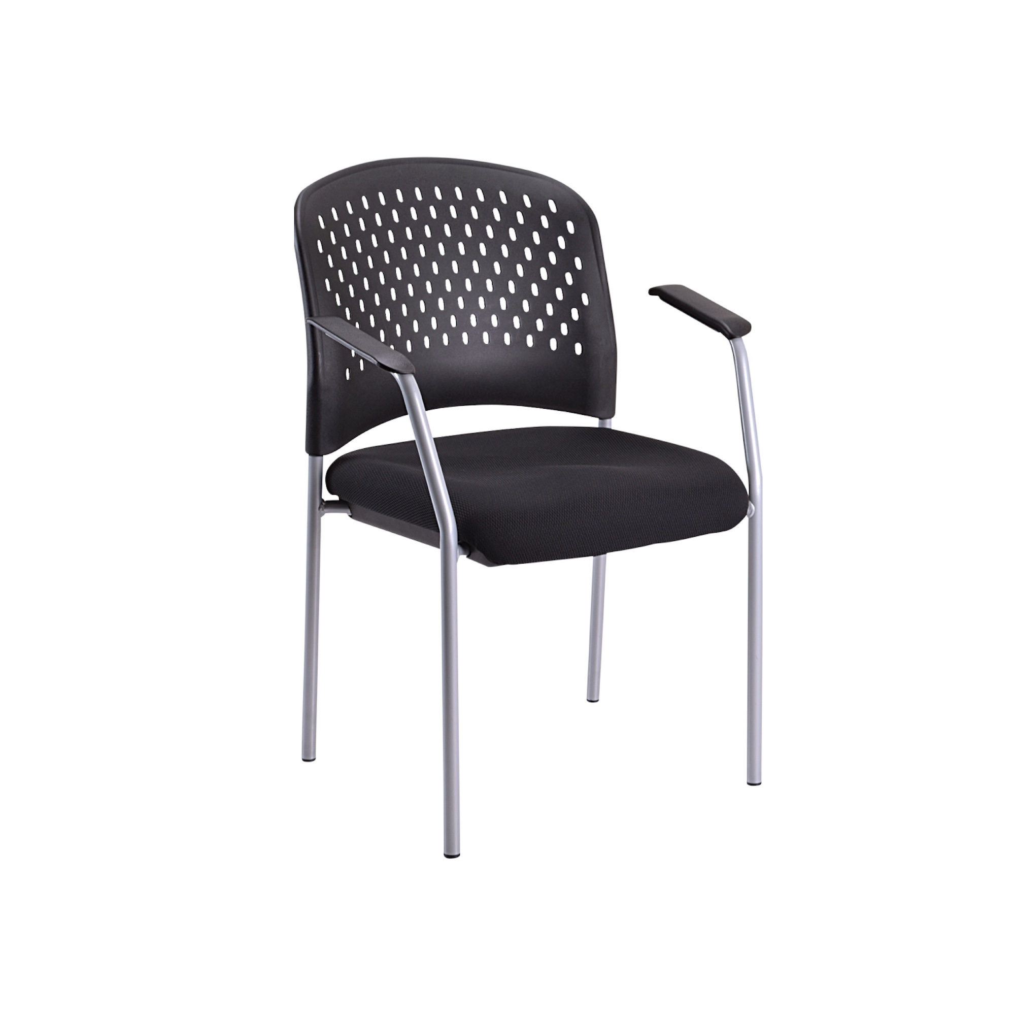 Office deks chairs guest chairs task chair with wheels angle view