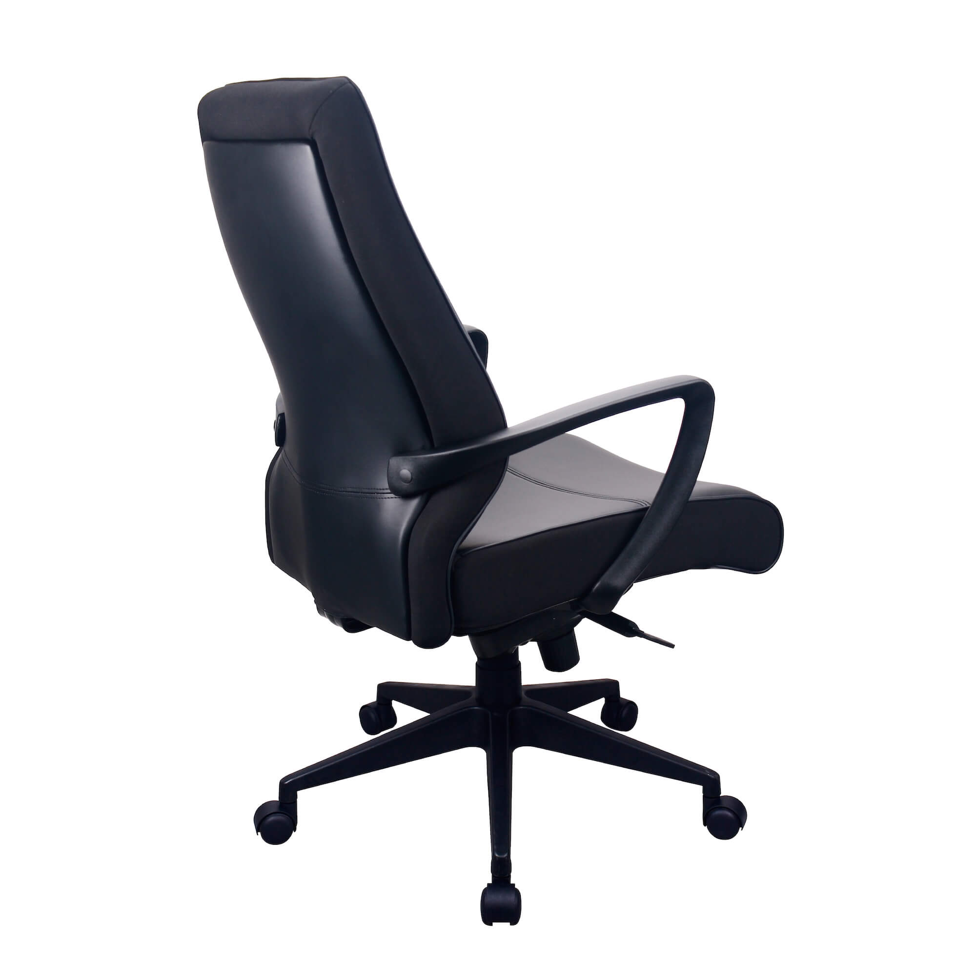 Office desk chairs executive chairs and conference chairs modern leather executive chair back angle view