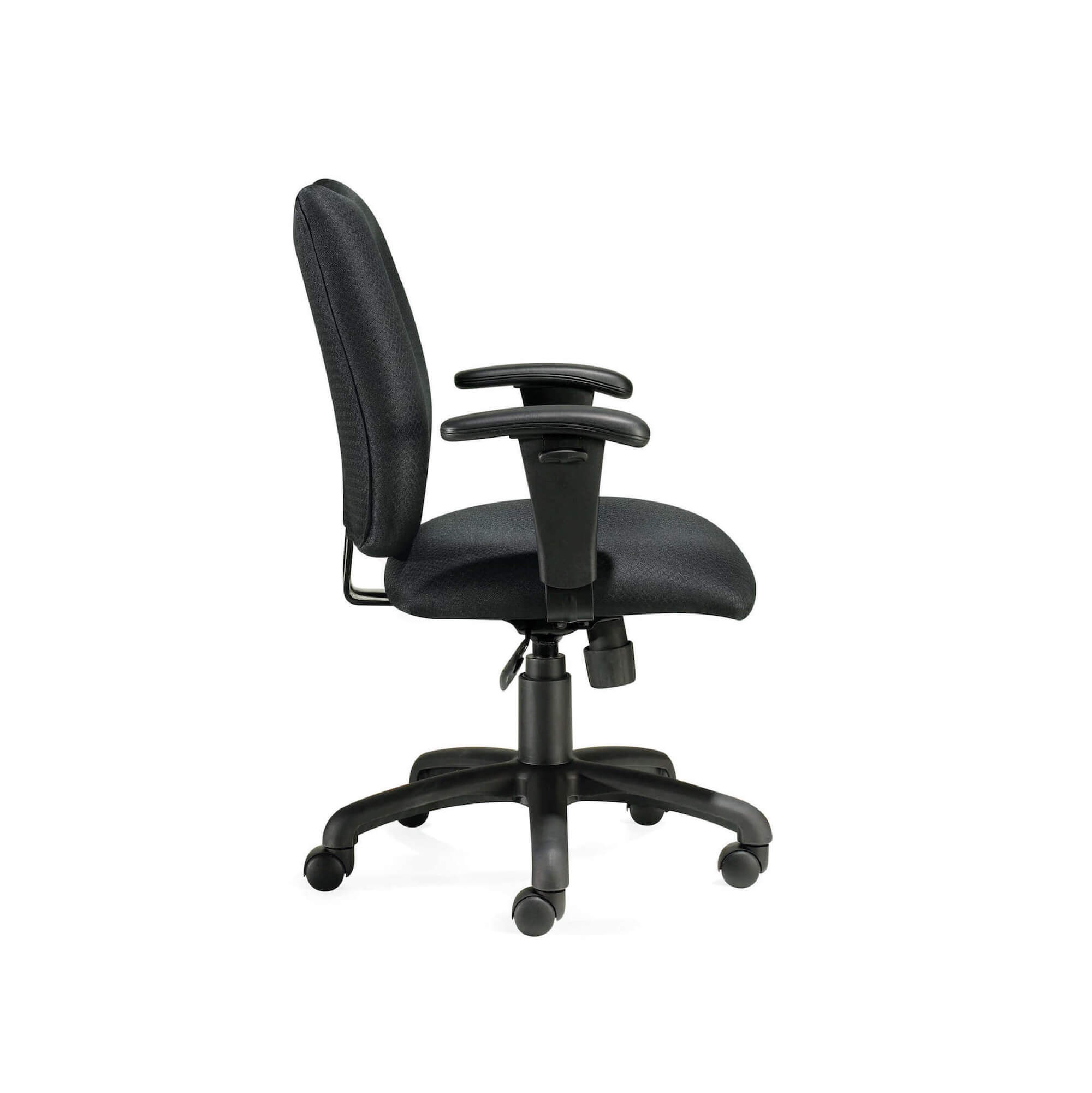 Office furnitue chairs office desk chairs task chair side view