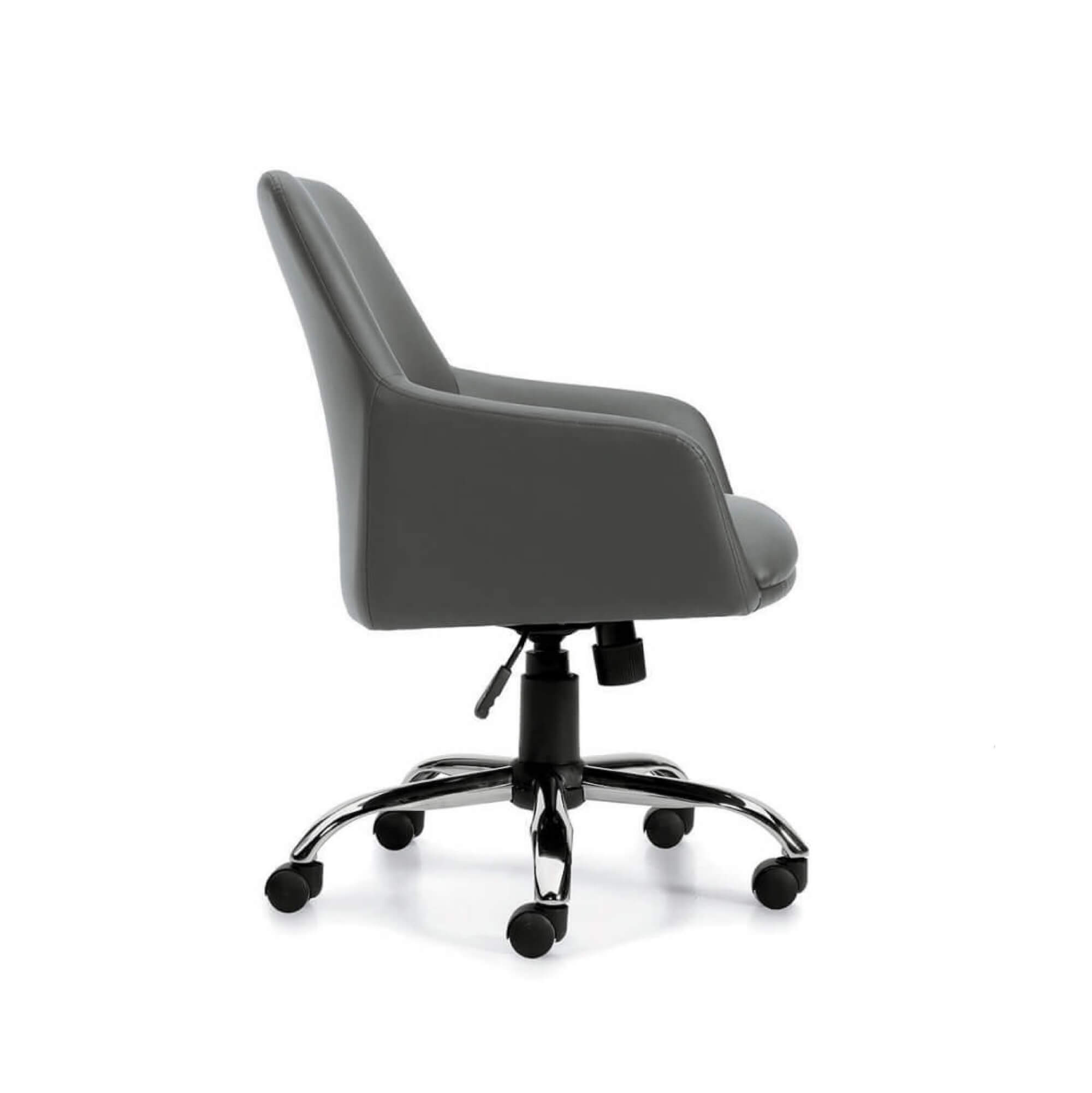 Office furniture chairs executive chair and conference chairs leather conference chair side view