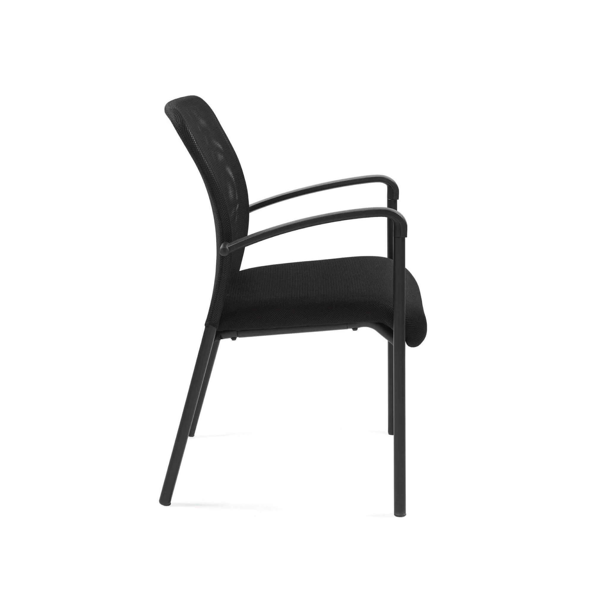 Office furniture chairs guest chairs waiting room chair with arms side view Office furniture chairs guest chairs waiting room chair with arms side view