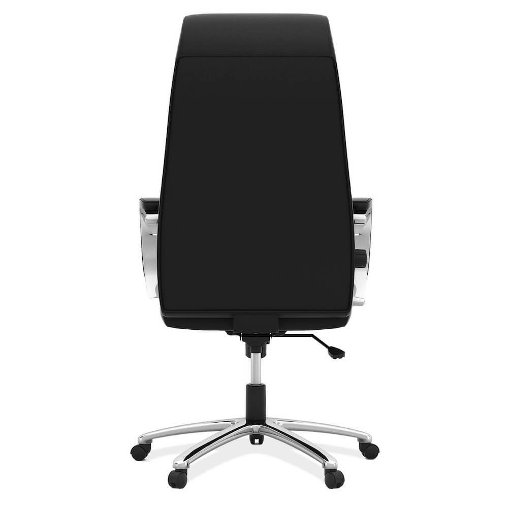 Office furniture chairs office desk chairs ergonomic seat cushion office chair black back view